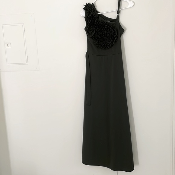 christmas  Hunters green color long dress - Picture 2 of 5